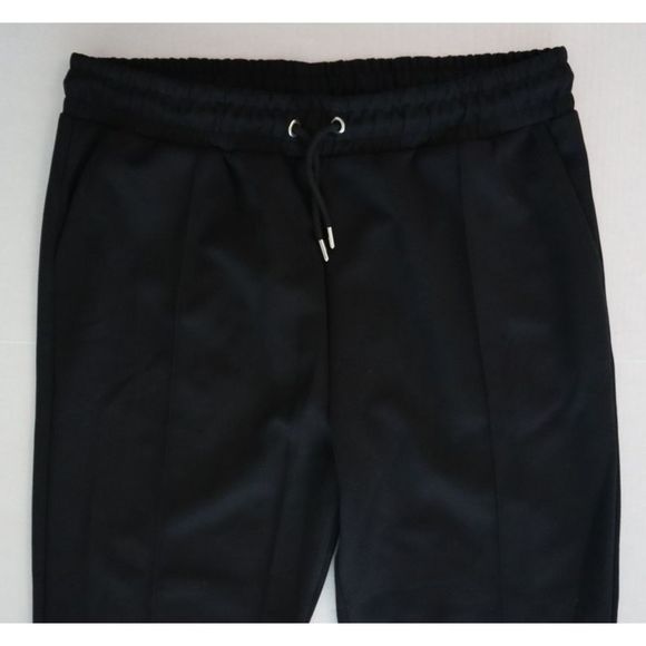 boohooMAN BMM12776 Men Sz XL Black Muscle Fit 1/4 Zip Polo & Joggers 2 Pc ￼Set - Picture 11 of 16